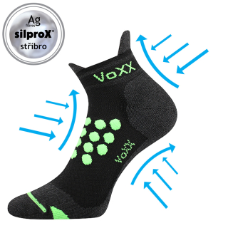 VoXX Kompresní ponožky SPRINTER černá